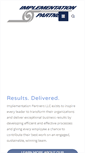 Mobile Screenshot of implementationpartners.com