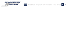 Tablet Screenshot of implementationpartners.com